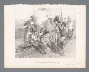 Arme mensen op de Pont Neuf