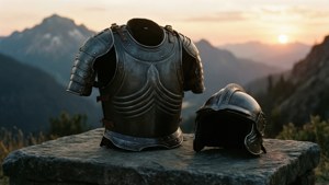 Armor Set at Sunset