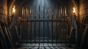Armory Lance Rack