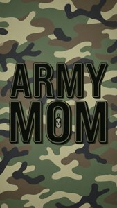 Army Mom Typography