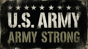 Army Strong Typography