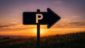 Arrow Sign Sunset