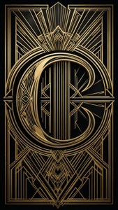 Art Deco Gold C