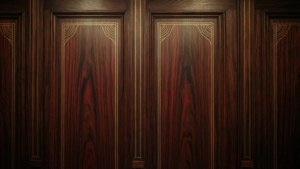 Art Deco Mahogany Panels
