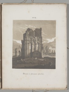 Art of the Lithograph: Italian Church Ruin, Plate XVII
