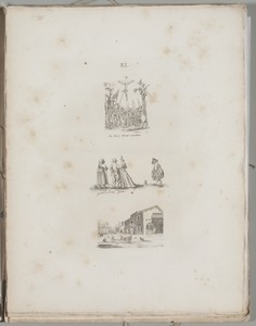 Art of the Lithograph: Three Engraving Examples, Plate XI