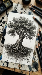 Art Sketch Card