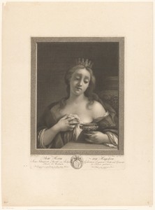 Artemisia met de as van haar man Mausolus in een beker