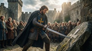 Arthur Drawing Sword