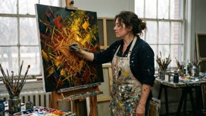 Artist in Studio