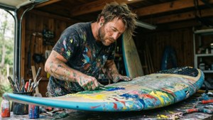 Artistic Surfboard Painter