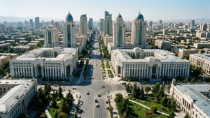 Ashgabat White Marble City