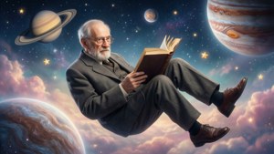 Asimov Dreaming Among Stars
