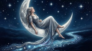 Asteria on the Moon's Cradle