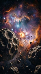 Asteroid Nebula Drift