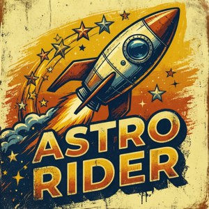 Astro Rider Retro Tee