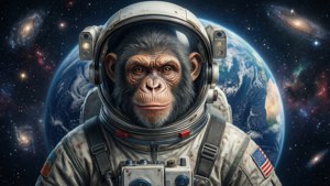 Astronaut Ape Space