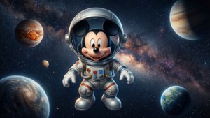 Astronaut Baby Mickey Space