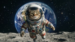 Astronaut Boss Cat