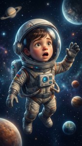 Astronaut Boy Space