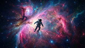Astronaut in Nebula