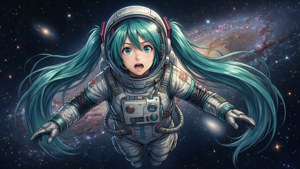 Astronaut Miku