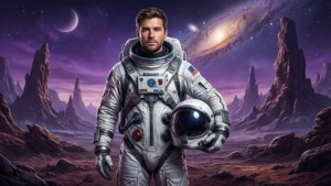Astronaut on Alien World