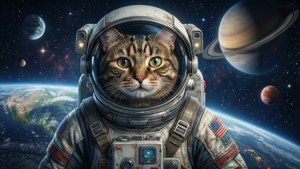 Astronaut Tom in Space