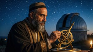 Astronomer Under Stars