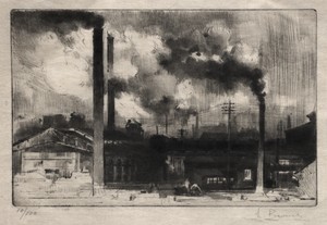 At the Creusot Works: The Smokestacks