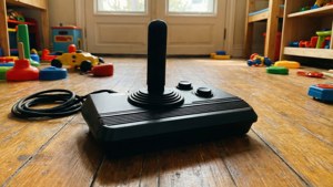 Atari Controllers in Playroom