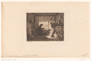 Atelier van een kunstenaar