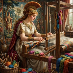 Athena the Weaver