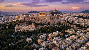Athens Cityscape Aerial