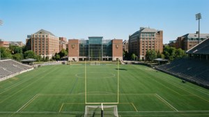 Athletic Field Campus Backdrop