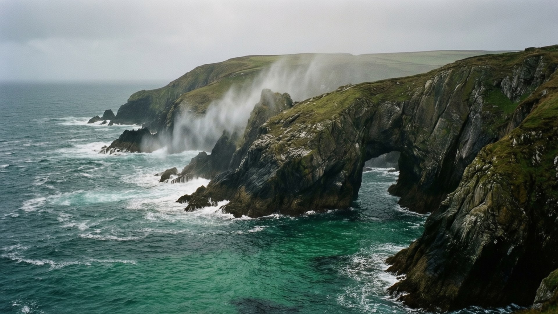Atlantic Cliff Arch by Wallpapers.art Studio