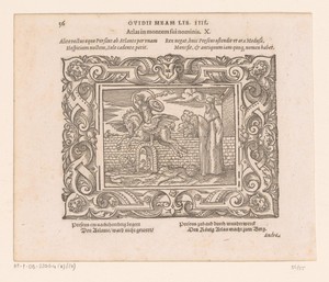 Atlas door Perseus in een berg veranderd