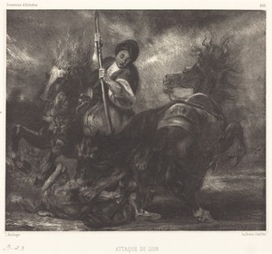Attaque du lion