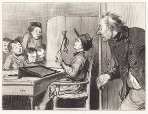 Attends... j'te vas en donner... du maitre d'école