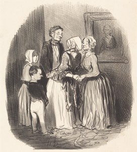 Au novel an, visite... a la tante Rabourdin