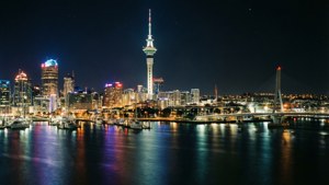 Auckland Night Skyline