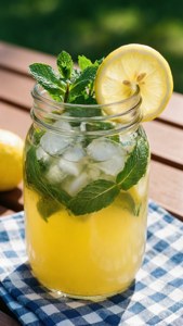 August Lemonade Jar
