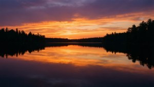 August Sunset Lake