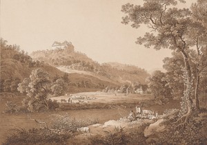 Augustusburg Castle Seen from the River
