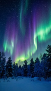 Aurora Borealis Night