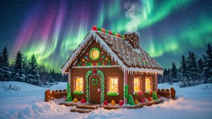 Aurora Gingerbread House