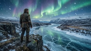 Aurora Over Ice