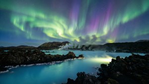 Aurora Over Lagoon