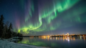 Aurora Over Ramsey Lake