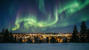 Aurora over Sundsvall